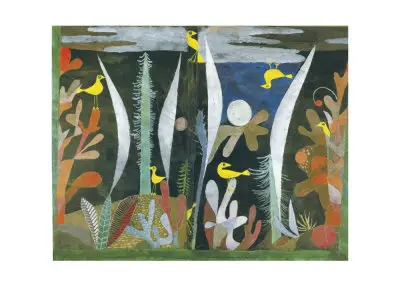 Landschaft mit Gelben Vogeln Paul Klee